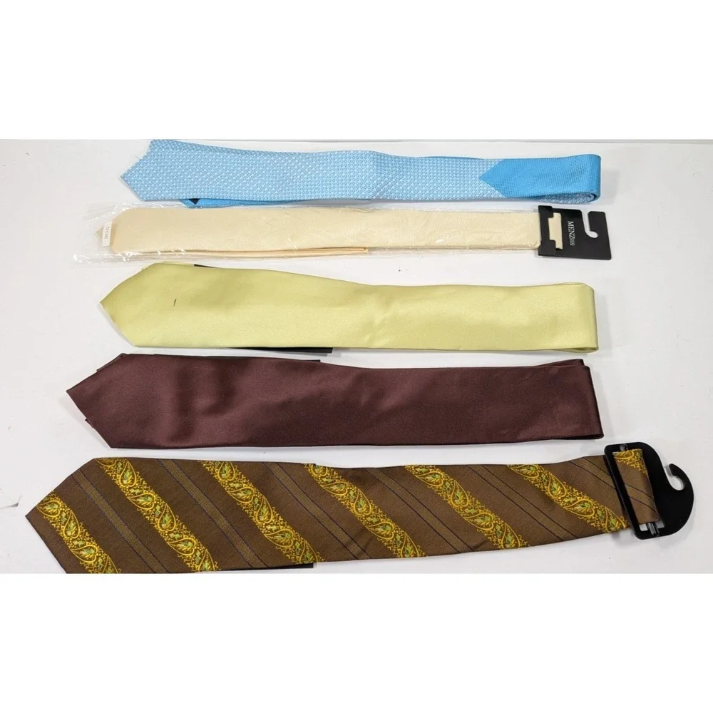 Lot of 5 MENZ GGG Necktie Excellent Condition Artistically Designed